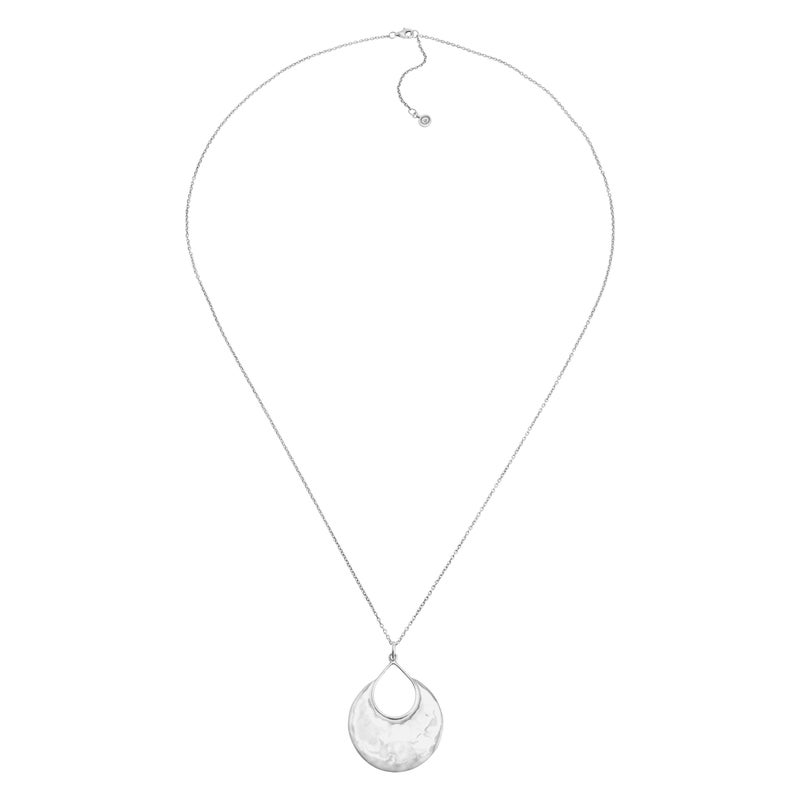 Silpada 'Crescent Drop' Pendant Necklace in Sterling Silver, 28" + 2" - Image 4